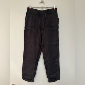 Charcoal Gray 100% Cotton Joggers